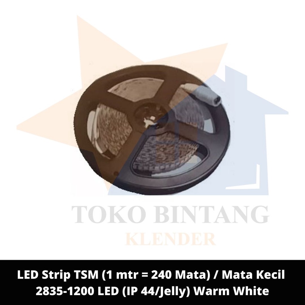 Mata LED Strip TSM Small Eyes 2835-1200 LED (IP 44/Jelly) Warm White