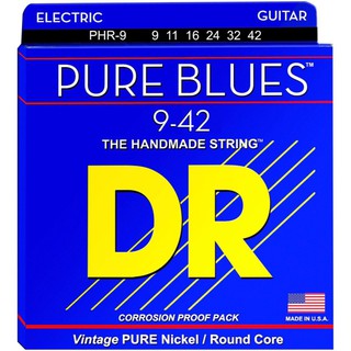 สายกีต้าร์ไฟฟ้า DR Strings รุ่น PURE BLUES™ Electric Guitar Light