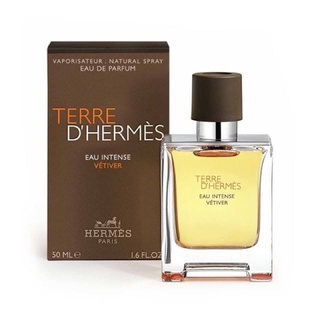 น้ำหอม Hermes Terre DHermes Eau Intense Vetiver Eau De Parfum 50ml.