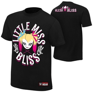 ❃เสื้อยืดลายกราฟฟิก wwe alexa bliss little miss blis