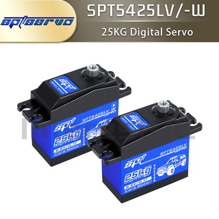 เกียร์เซอร์โวดิจิทัล โลหะ แรงบิดสูง SPT5425LV/-W 25KG 25T สําหรับรถบังคับ 1/10 1/8