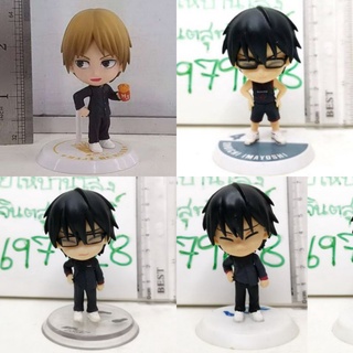 (แท้/มือหนึ่ง/มือสองไม่มีฐาน) Banpresto Chibi Kyun Didrorima Characters of  KUROKO NO BASUKE