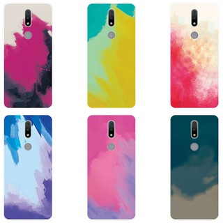 Soft เคสมือถือ Silicone สำหรับ Nokia 2.4 เคสกันกระแทกนุ่มเคสปก Watercolor Nokia 3.4 5.4 Nokia 5.4 Phone Case