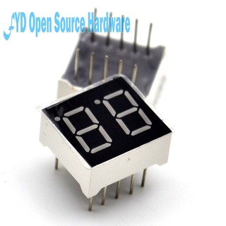 5pcs 2bit 2 bit Common Anode Positive Digital Tube 0.36" 0.36in. Red LED Display 7 Segment Digit 7 Segment