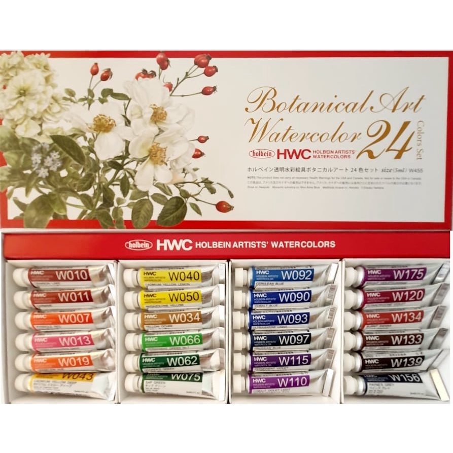 Holbein Watercolor  set 5ml  12/18/24/30/48 สี Holbein Artist Watercolor  ホルベイン水彩絵具
