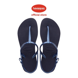 Havaianas รองเท้าแตะ ผู้หญิง Freedom - สีกรมท่า สีฟ้า