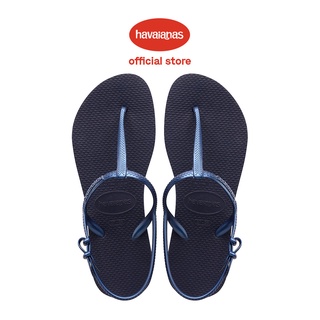 Havaianas รองเท้าแตะ ผู้หญิง Freedom - สีกรมท่า สีฟ้า