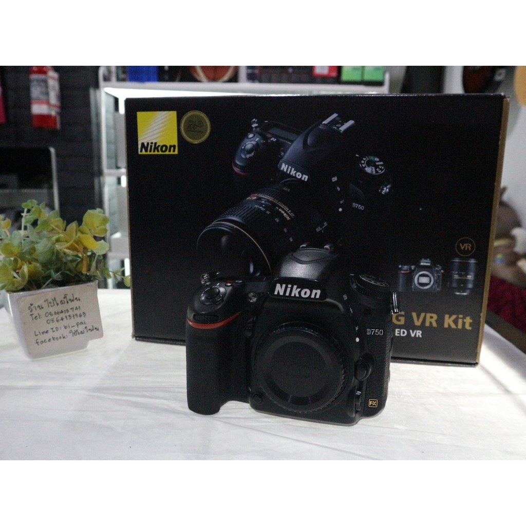 Body Nikon D750 มือสอง มีกล่อง สภาพดี !!