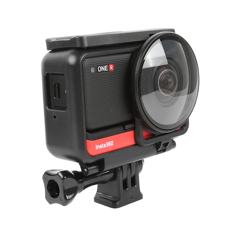 Insta 360 ONE R เคสป้องกันขอบกรอบสําหรับ Insta360 ONE R 4K Dual-เลนส์ 360 1 นิ้ว Edition วงเล็บยึดอุปกรณ์เสริม