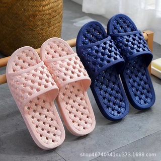รองเท้าแตะใส่ในห้องน้ำคู่ อาบน้ำ กันลื่น มีรูระบาย พื้นนิ่ม …
