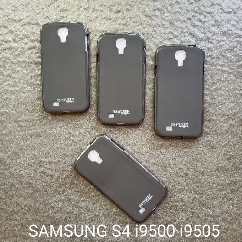 เคสนิ่ม Samsung S4 I9500 I9505 เคสนิ่มสีดําเต็ม softsell ฝาครอบซิลิโคนซอฟต์เชลล์