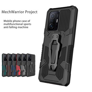 Xiaomi Mi 11T/ 11T Pro Redmi 4A 5A Note 4 4X Casing Rugged Hybrid Armor Shockproof Belt Clip Phone Case เคสโทรศัพท์