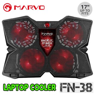 MARVO FN-38 LAPTOP COOLING STAND พัดลมระบายความร้อนโน๊ตบุ๊ค4ใบ