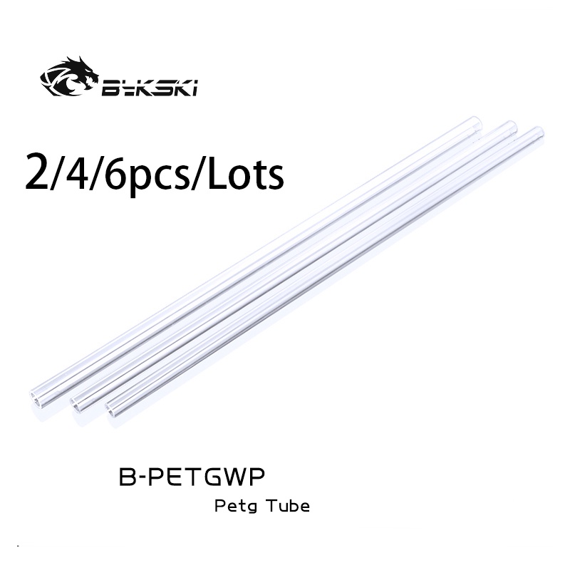 BYKSKI B-PETGWP 2/4/6 ชิ้น/ล็อต Hard Tube (OD12mm / OD14mm / OD16mm) + ความหนา 2 มม. + ความยาว 50 ซม. โปร่งใสท่อแข็ง