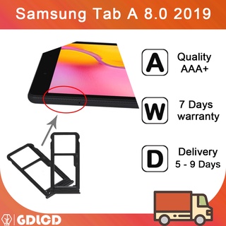 ถาดซิม Samsung Galaxy Tab A 8.0 2019 Sm-T295 อะแดปเตอร์ถาดซิมการ์ด Micro Sd สําหรับ