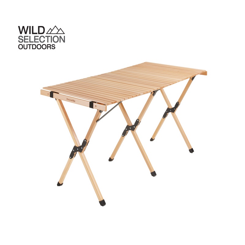 โต๊ะ ไม้ Naturehike โต๊ะพับ อุปกรณ์แคมป์ปิ้ง outdoor folding egg roll table NH19JJ009