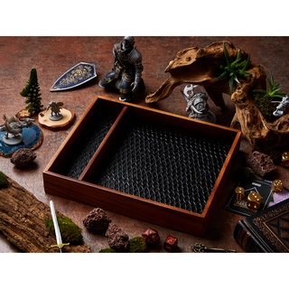 DND Dice Tray (Product does not include dice) | Dice Tray | Black Scale | Dungeons and Dragons Dice | DnD Dice Set