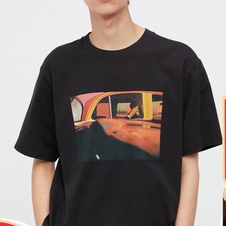 Uniqlo UT เสื้อยืดแขนสั้น พิมพ์ลาย Saul Leiter สําหรับผู้ชาย และผู้หญิง 451211