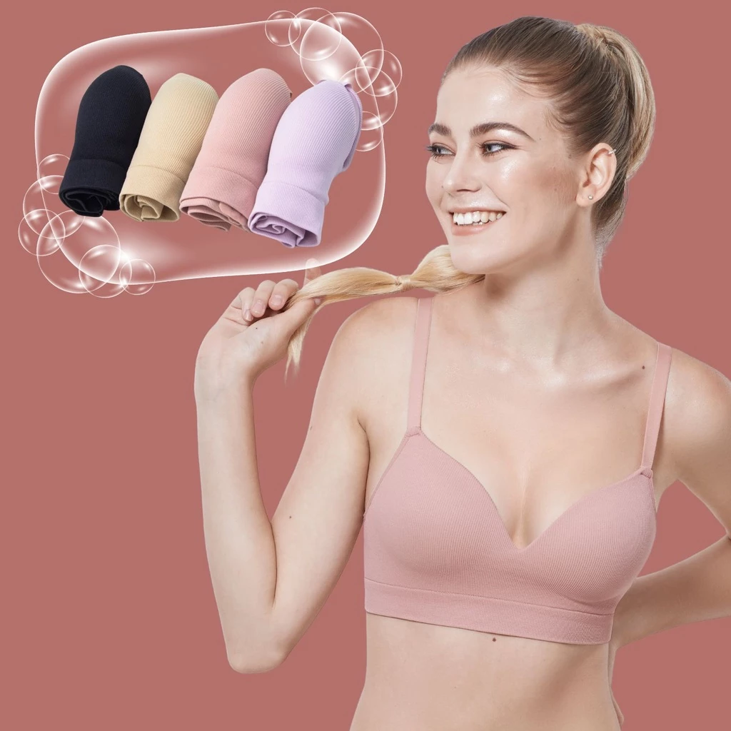 CHERILON เชอรีล่อน Bubble Bra บรา บราไร้โครง เบานุ่ม ฟองน้ำในตัว รวบอกชิด ระบายอากาศดีมาก ม้วนเก็บได้ ONIC-TBRA14