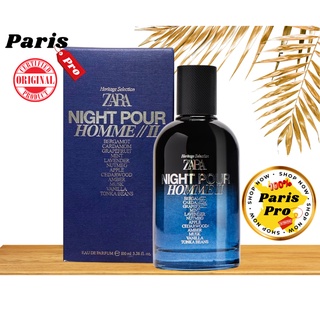 น้ำหอม Zara Night Pour Homme II Edp 100ML / 3.38 oz ซาร่า ไนท์ปูร์ออม นำเข้าจากฝรั่งเศส