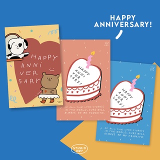 STUDIO.OWY : Anniversary Card การ์ดวันครบรอบ