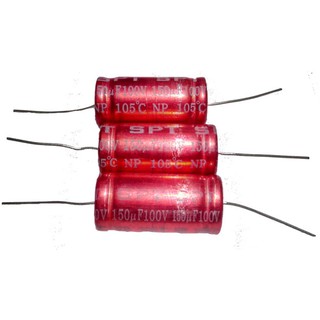 150uf 100V ตัวเก็บประจุไบโพล่าร์  Bipolar Capacitor