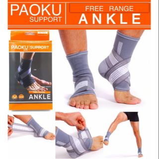 Paoku Support Free Range Ankle ผ้าพันข้อเท้า ใส่ป้องการบาดเจ็บ เล่นกีฬา ผ่อนคลายกล้ามเนื้อ