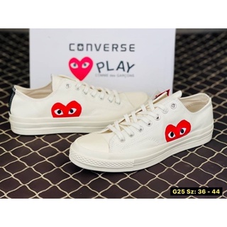 รองเท้า conver play มีของผู้หญิงและผู้ชาย free box📦 [จ่ายเงินปลายทางได้]