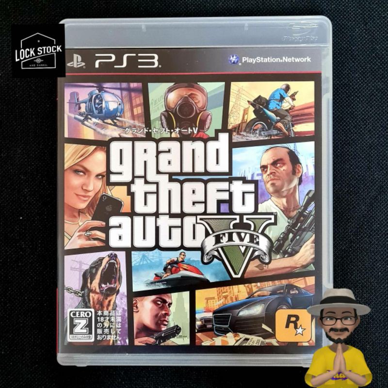 Grand Theft Auto V (GTA5) แผ่นเกมส์แท้ PS3 มือสอง