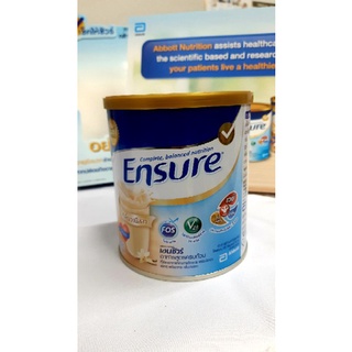 ENSURE(เอนชัวร์) กระป๋อง 400g รับประทานเสริมจากมื้ออาหาร หรือทดแทนอาหาร ได้ค่ะ