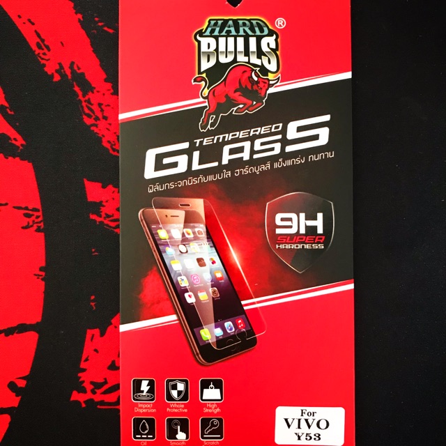 ฟิล์มกระจก Vivo Y11 Y12 Y53 พร้อมอุปกรณ์การติดภายในกล่อง