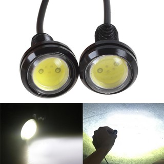 โคมไฟติดรถยนต์สีขาว DC 12v 9W Eagle Eye LED Daytime Running