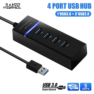 ซ็อกเก็ตฮับ USB 3.0 5Gbps 4 พอร์ต ความเร็วสูง สําหรับคอมพิวเตอร์