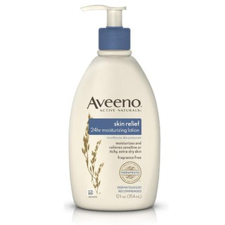 Aveeno Skin Relief Moisturizing Lotion 354ml. อาวีโน่ สกิน รีลีฟ มอยส์เจอร์ไรซิ่ง โลชั่น ผิวแห้งมาก