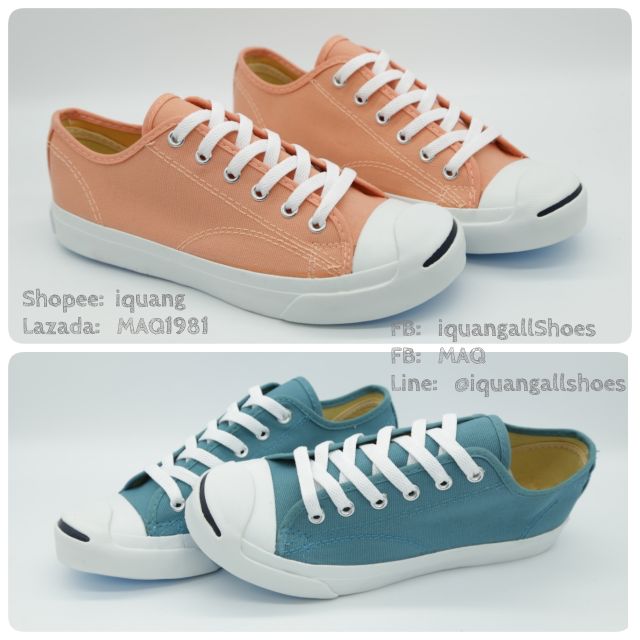 รองเท้าผ้าใบ Jack​ พร้อมส่งทุกวัน​ Mashare​ ชมพู​ ฟ้า​ ขาว​ เทา​ เลือดหมู เขียว​ ยีนส์​ Size 37-44