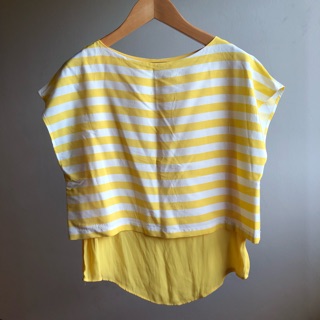 เสื้อ Zara Striped Layered Top