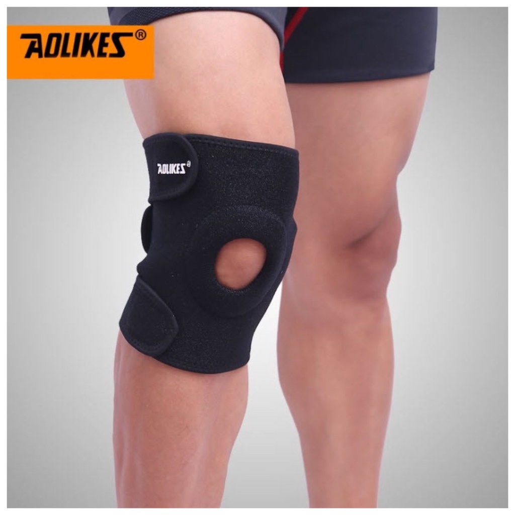 สายรัดเข่า ที่รัดหัวเข่า สนับเข่า กีฬา พยุงหัวเข่า Full support ปรับขนาดได้ ผ้าพันเข่า knee support 