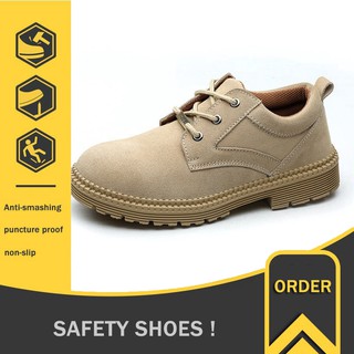 🔨🔧รองเท้าเซฟตี้ หุ้มข้อ หัวเหล็ก Safety Shoes