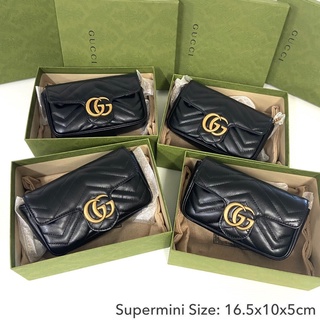 ราคาถูกที่สุดใน Shopee ของแท้ 100% Gucci GG marmont super mini