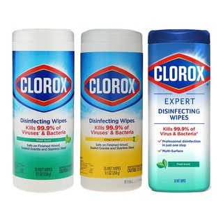 ทิชชู่เปียกทำความสะอาด CLOROX Disinfecting Wipes (35wipes) 258g