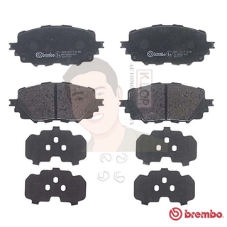 P49 054B ผ้าเบรก F (แท้ BREMBO รุ่น Black) MAZDA MX-5 ND ปี2016-&gt;