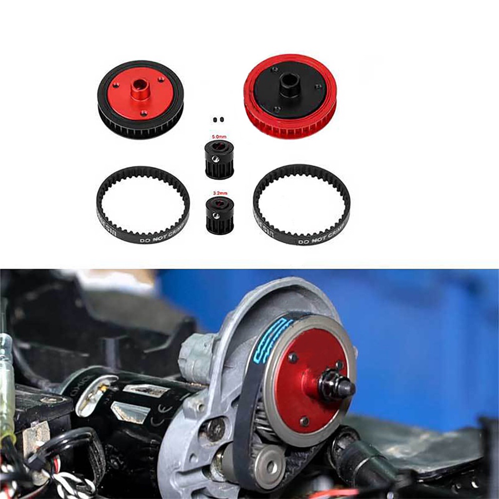 สายพานส่งกําลัง 3.2/5.0 สําหรับอัพเกรดรถไต่หินบังคับ 1/10 Axial SCX10 & SCX10 II 90046 DIY