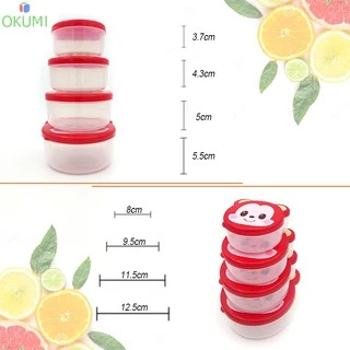 OKUMI_SHOP กล่องถนอมอาหาร กล่องใส่อาหาร ฝาล็อค เข้าไมโครเวฟได้