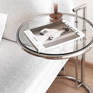  nnshop [พรีออเดอร์] Round top glass table โต๊ะกลาง โต๊ะกลม ท๊อปกระจก