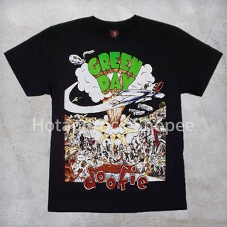 เสื้อยืดวงสีดำ Greenday TDM 1578 Hotandrock