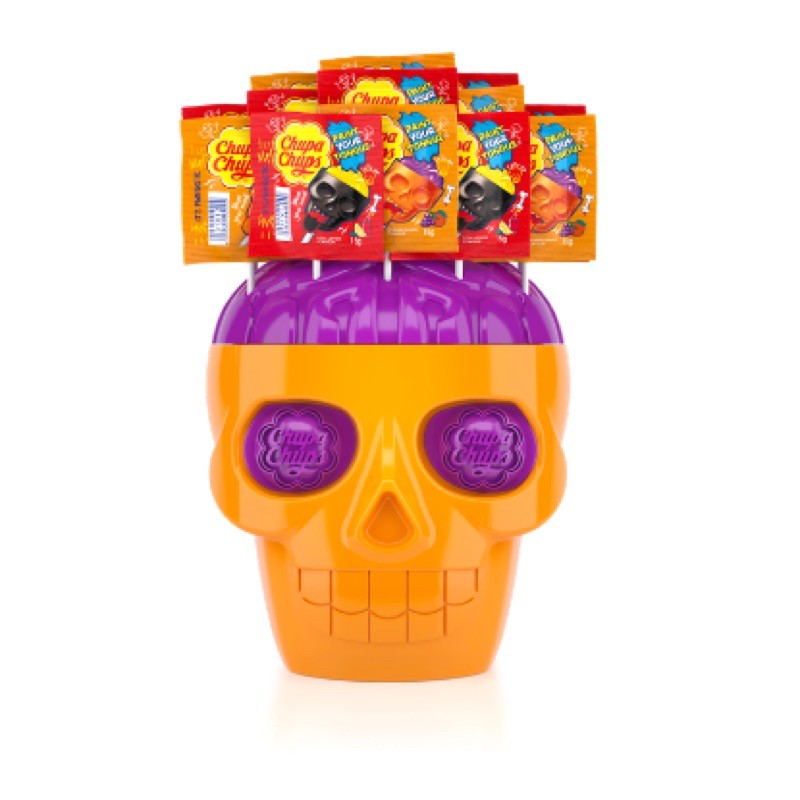 Chupa Chups 3D Skulls อมยิ้ม จูปาจุ๊ปส์ หัวกระโหลกใหญ่ 2020