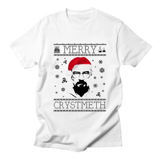 Voltreffer Christmas Breaking Bad S Heisenberg Walter White Mens Cotton Tees High Quality Funny O-Neck T-Shirts Casual