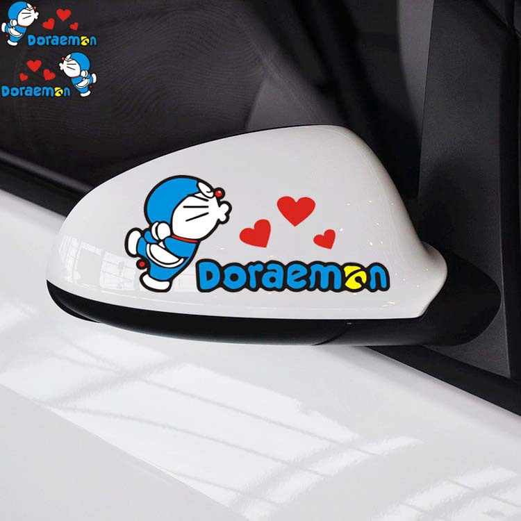 สติกเกอร์ ลายการ์ตูน สำหรับตกแต่งกระจกมองหลังรถยนต์
