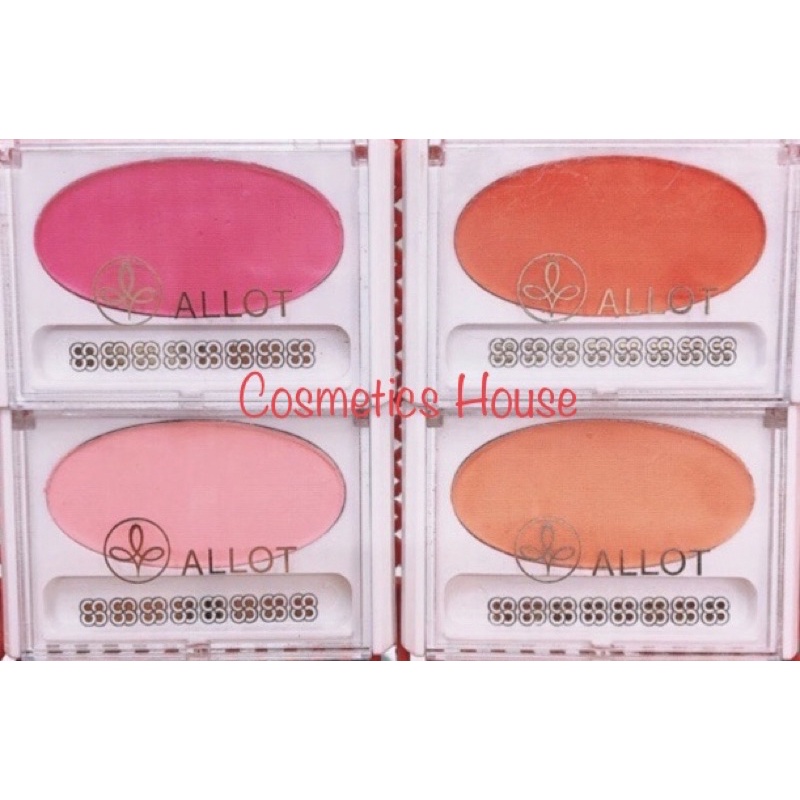 ปัดแก้มรูปไข่ติดทนนาน ปัดแก้มนางรำ บลัชออน ALLOT ของแท้ %