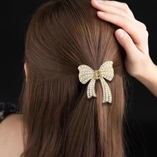 🇹🇭พร้อมส่งในไทย🇹🇭 กิ๊บติดผมโลหะประดับมุก Butterfly Pearl Clip พร้อมส่ง กิ๊บเกาหลี